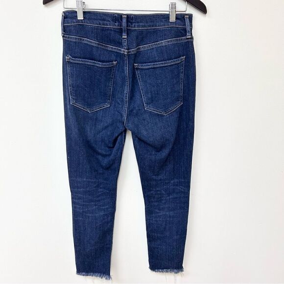 Agolde Sophie High Waist Crop Skinny Jeans in Reverb Size 28 Raw Hem Edition - Picture 3 of 5